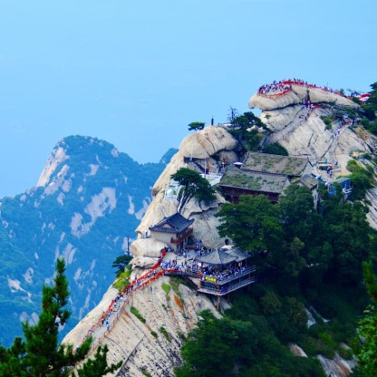 One-day Tour Itinerary of Huashan Mountain in Xi'an (including a simple meal)